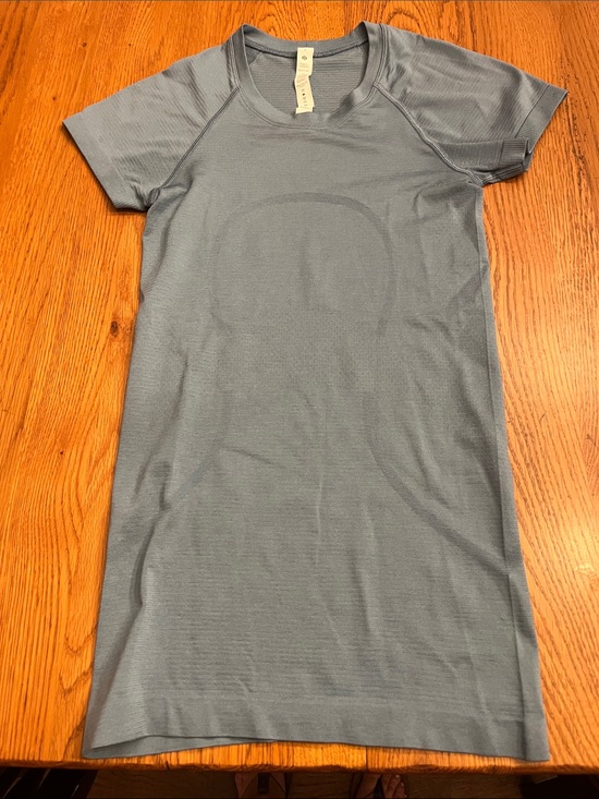 lululemon athletica Tops - lululemon athletica Crew Neck Active Top in Dusty Blue